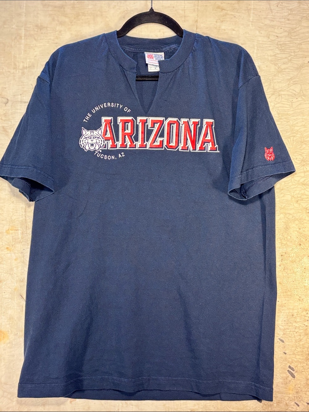 Arizona Navy Short-Sleeve Graphic Tee - University Logo